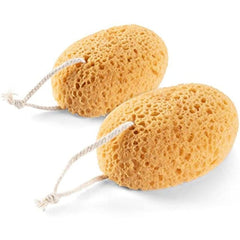 2pcs Natural Exfoliating Loofah Sponge Body Scrubber