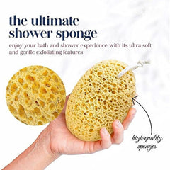 2pcs Natural Exfoliating Loofah Sponge Body Scrubber