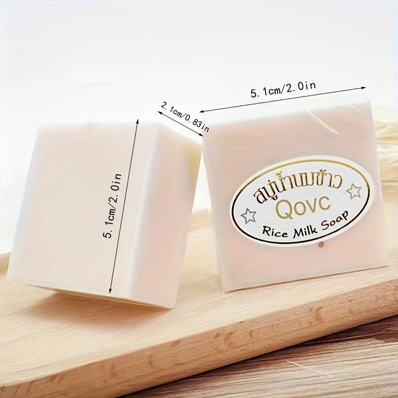 Rice Soap Coconut Essential Cleansing Hand Wash Face Bath Wedding Gift