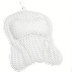 Spa Bathtub Headrest Pillow With Suction Cups Non Slip Cushion