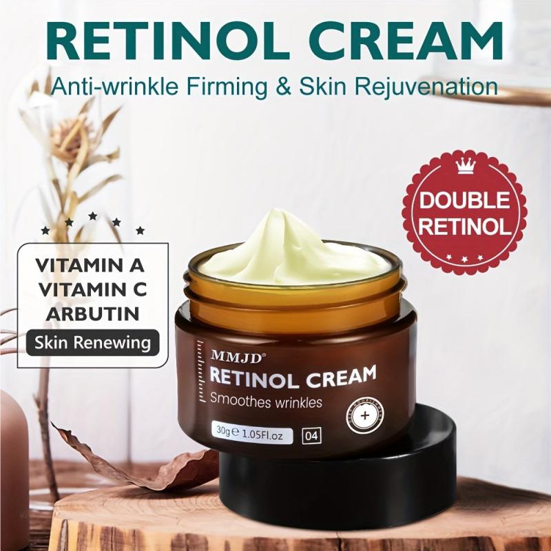 Retinol Face Cream Serum Eye Daily Skin Care Set