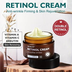 Retinol Face Cream Serum Eye Daily Skin Care Set