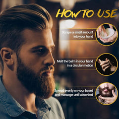 Cologne Beard Balm Natural Softener Wax Strengthens Conditioner
