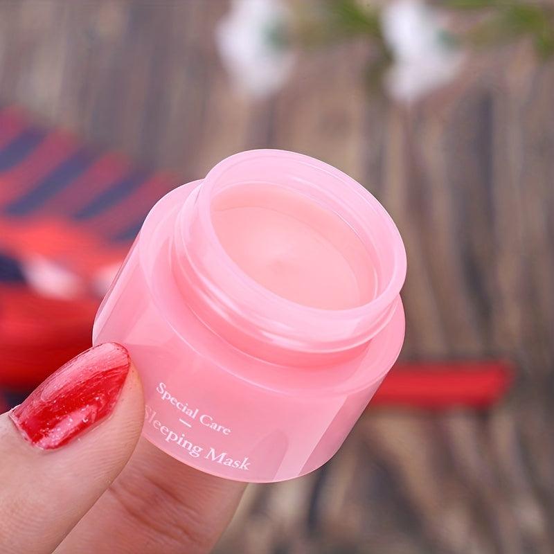 Korea Lips Care Lip Sleep Mask Night Hydrating Lip Balm Pink Lips Cream