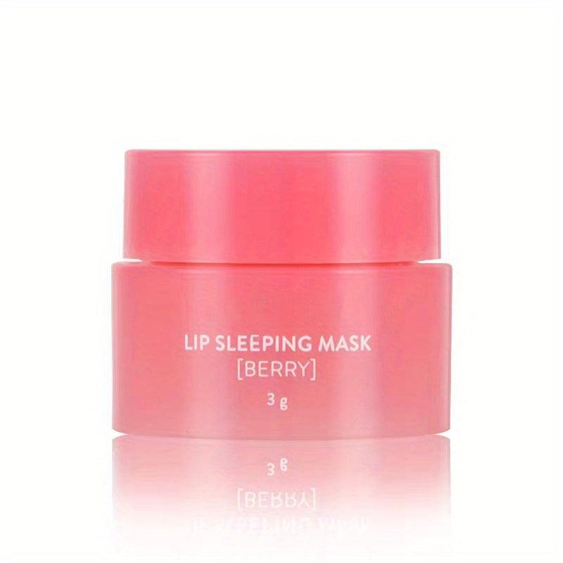 Korea Lips Care Lip Sleep Mask Night Hydrating Lip Balm Pink Lips Cream