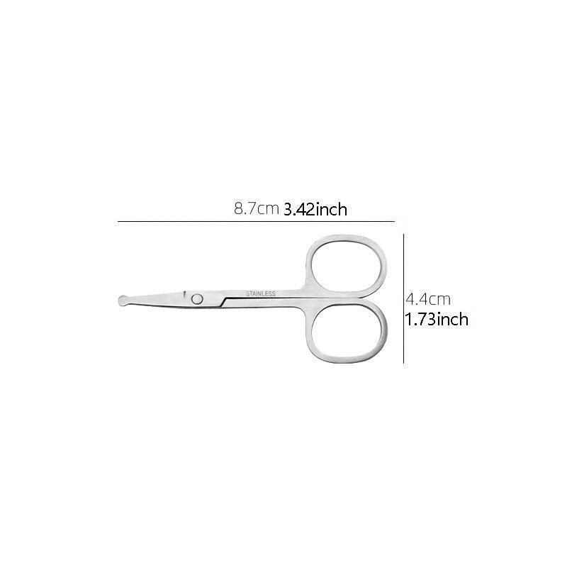 Round Nose Hair Trimmer Beard Scissors