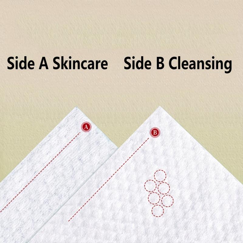 100 Pcs Disposable Face Towel For Washing Soft Dry Wipes Facial Cloths