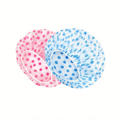 4pcs Reusable Waterproof Shower Cap for Women