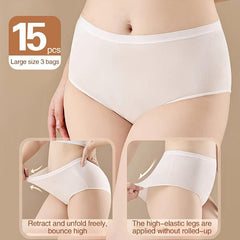 High Waisted Disposable Panties Cotton Sterile Underwear