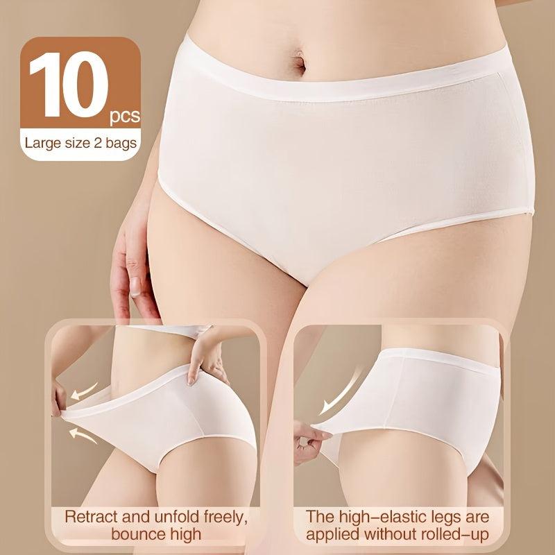 High Waisted Disposable Panties Cotton Sterile Underwear