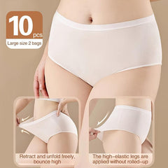 High Waisted Disposable Panties Cotton Sterile Underwear
