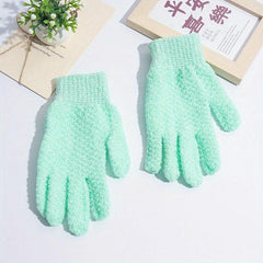 Double-Sided Decontamination Bath Gloves - Adult Thickened Scrub Towel