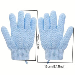 Double-Sided Decontamination Bath Gloves - Adult Thickened Scrub Towel