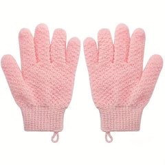 Double-Sided Decontamination Bath Gloves - Adult Thickened Scrub Towel