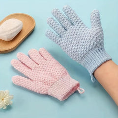 Double-Sided Decontamination Bath Gloves - Adult Thickened Scrub Towel