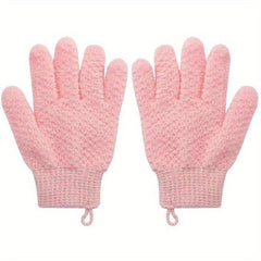 Double-Sided Decontamination Bath Gloves - Adult Thickened Scrub Towel