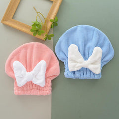 2-Pack Quick Drying Hair Towel Wrap Microfiber Absorbent Hair Turban