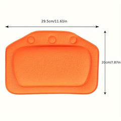 Spa Bathtub Headrest Pillow with Suction Cups Non Slip Cushion
