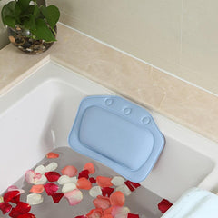 Spa Bathtub Headrest Pillow with Suction Cups Non Slip Cushion