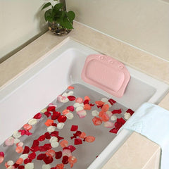 Spa Bathtub Headrest Pillow with Suction Cups Non Slip Cushion