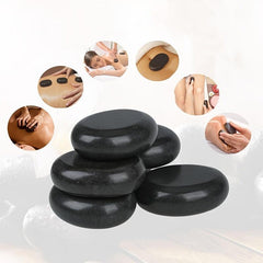 6pcs Large Hot Massage Stones for Home and Professional Hydrotherapy