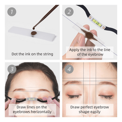 Pre Inked Microblading Tattoo String for Brow Mapping