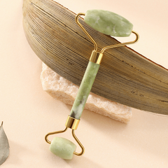 Jade Roller Massager and Scraping Plate Set