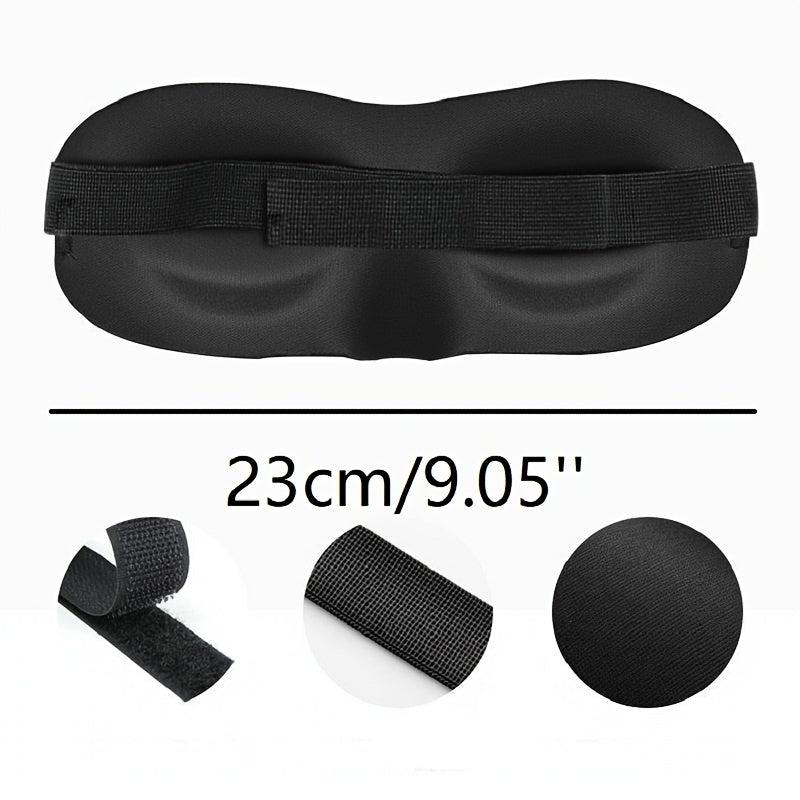 3D Blackout Eye Sleeping Mask Soft Night Blindfold for Women Men