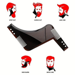 Men's Beard Shaping Tool Trimming Shaper Comb Styling Template