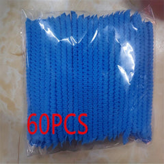 98pcs Disposable Non Woven Shower Cap Elastic Dust Cap Pink