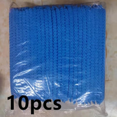98pcs Disposable Non Woven Shower Cap Elastic Dust Cap Pink