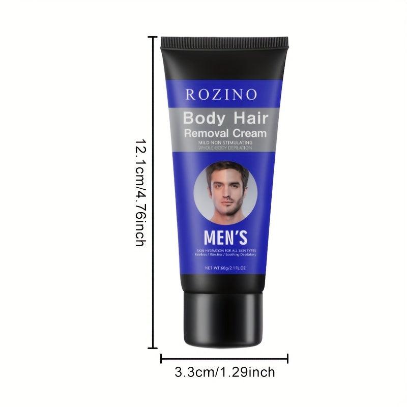 Men's Facial Hair Removal Cream - Painless Long Lasting Hair Removal