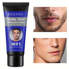 Men's Facial Hair Removal Cream - Painless Long Lasting Hair Removal