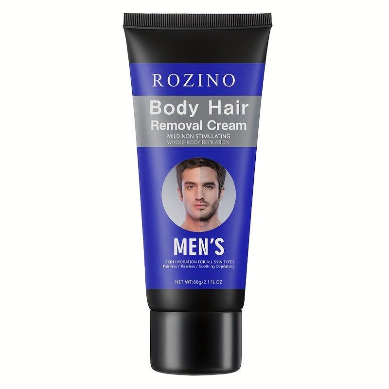 Men's Facial Hair Removal Cream - Painless Long Lasting Hair Removal