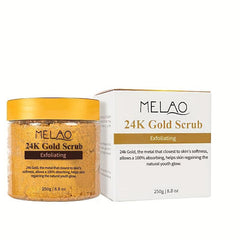 24K Golden Salt Scrub Anti Aging Exfoliator for Face & Body