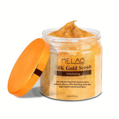 24K Golden Salt Scrub Anti Aging Exfoliator for Face & Body