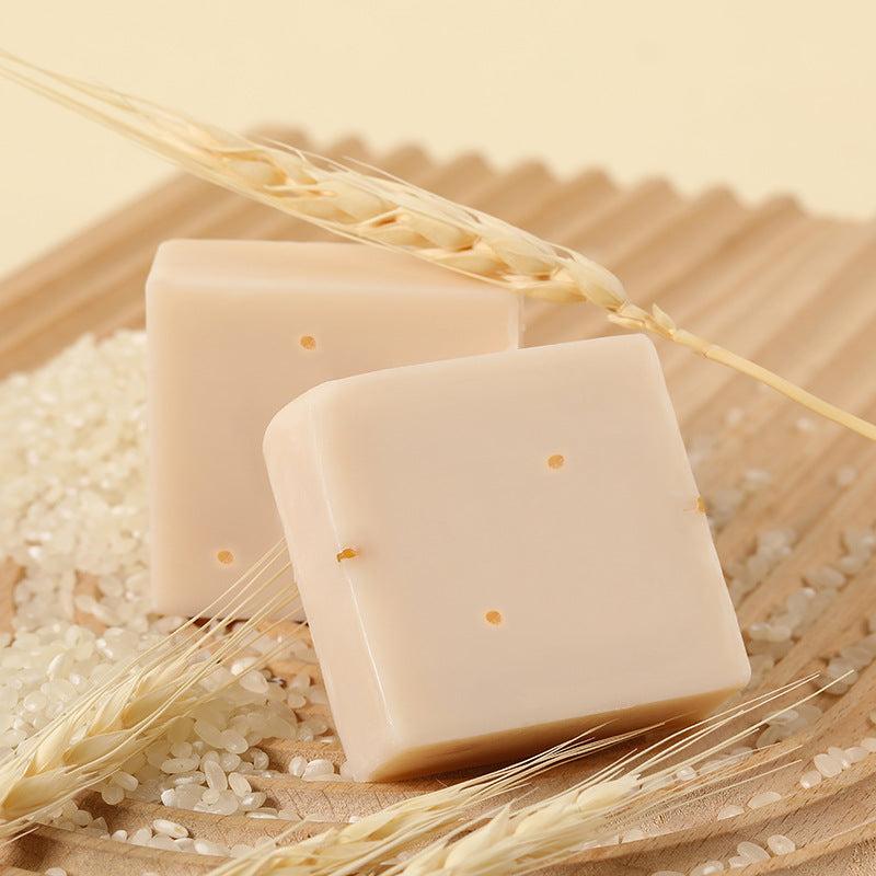 Rice Soap Cleansing Bath Soap Cold Process 65G