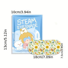10pcs Pack Steam Heat Compress Eye Mask Blackout Lunch Break Eye Patch