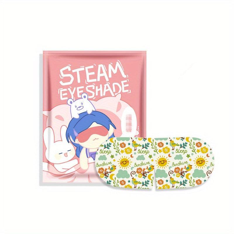 10pcs Pack Steam Heat Compress Eye Mask Blackout Lunch Break Eye Patch