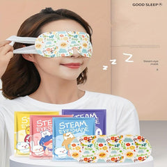 10pcs Pack Steam Heat Compress Eye Mask Blackout Lunch Break Eye Patch