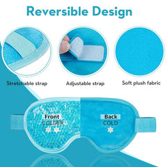 Gel Ice Eye Mask Cold Compress Gel Beads Eye Mask for Swollen Eyes