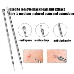 9pcs Needles Dots Cleaner Head Pore Cleanser Deep Cleansing Tool