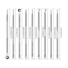 9pcs Needles Dots Cleaner Head Pore Cleanser Deep Cleansing Tool