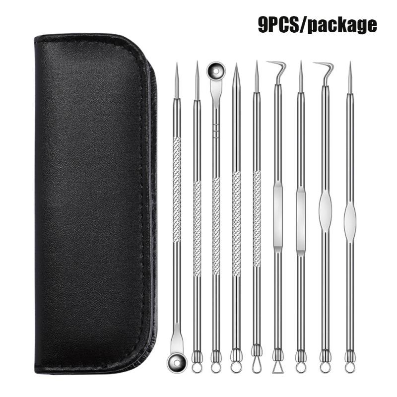9pcs Needles Dots Cleaner Head Pore Cleanser Deep Cleansing Tool