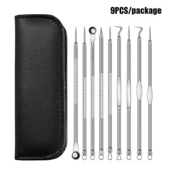 9pcs Needles Dots Cleaner Head Pore Cleanser Deep Cleansing Tool