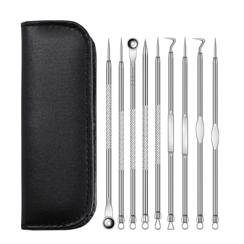 9pcs Needles Dots Cleaner Head Pore Cleanser Deep Cleansing Tool