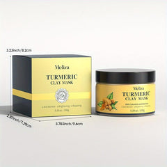 Turmeric Facial Cleansing Clay Mask - Deep Cleansing for Blackheads & Even Tone