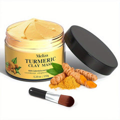 Turmeric Facial Cleansing Clay Mask - Deep Cleansing for Blackheads & Even Tone