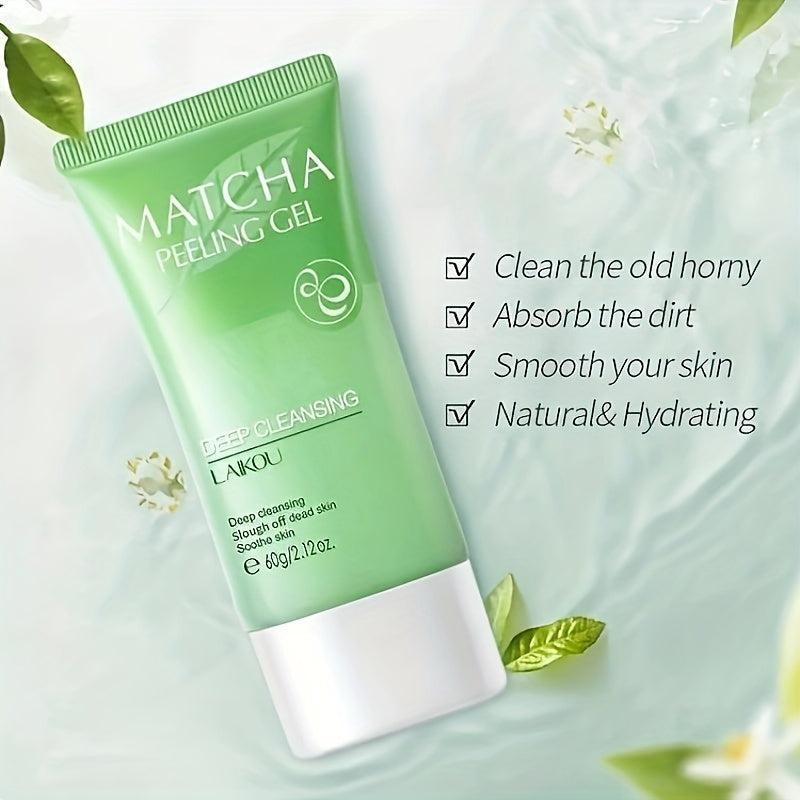 Matcha Exfoliating Peeling Gel Facial Scrub Moisturizing Face Cream