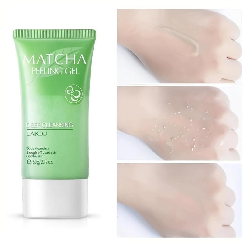 Matcha Exfoliating Peeling Gel Facial Scrub Moisturizing Face Cream